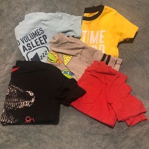 Five Boy’s T- shirts. size 5T